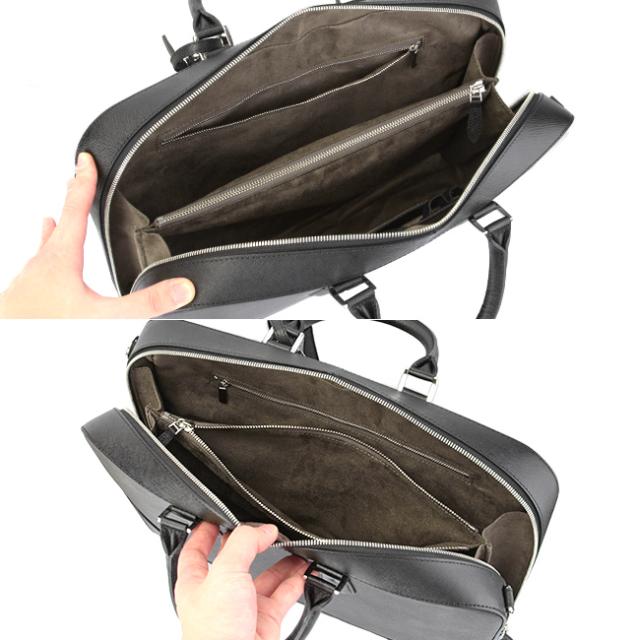 商品レビューで+5%｜ペッレモルビダ キャピターノ ビジネスバッグ ブリーフケース PELLE MORBIDA PMO-CA013B メンズ ブランド 2WAY 1室 本革 B4ファイル 底鋲 自立_8