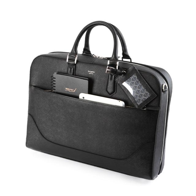 商品レビューで+5%｜ペッレモルビダ キャピターノ ビジネスバッグ ブリーフケース PELLE MORBIDA PMO-CA013B メンズ ブランド 2WAY 1室 本革 B4ファイル 底鋲 自立 商品レビューで+5%｜ペッレモルビダ キャピターノ ビジネスバッグ