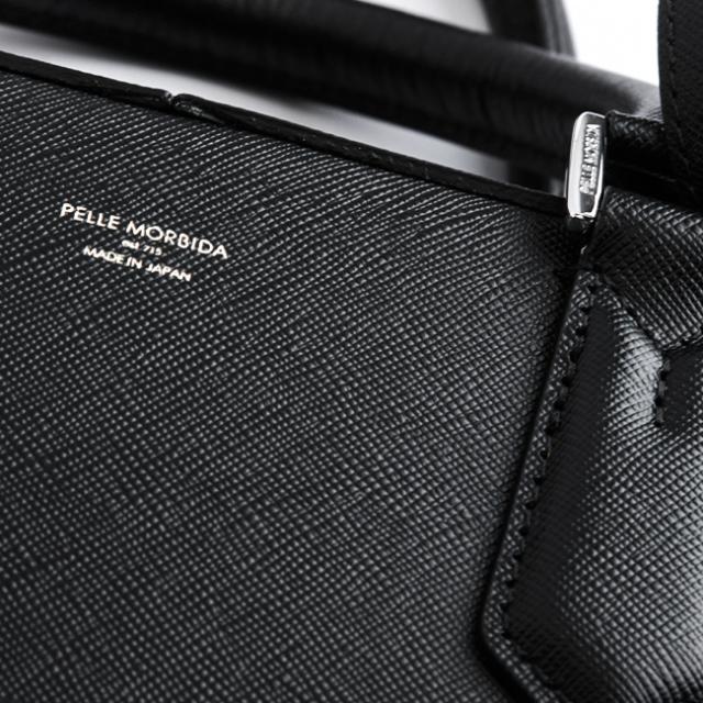 商品レビューで+5%｜ペッレモルビダ キャピターノ ビジネスバッグ ブリーフケース PELLE MORBIDA PMO-CA013B メンズ ブランド 2WAY 1室 本革 B4ファイル 底鋲 自立_13