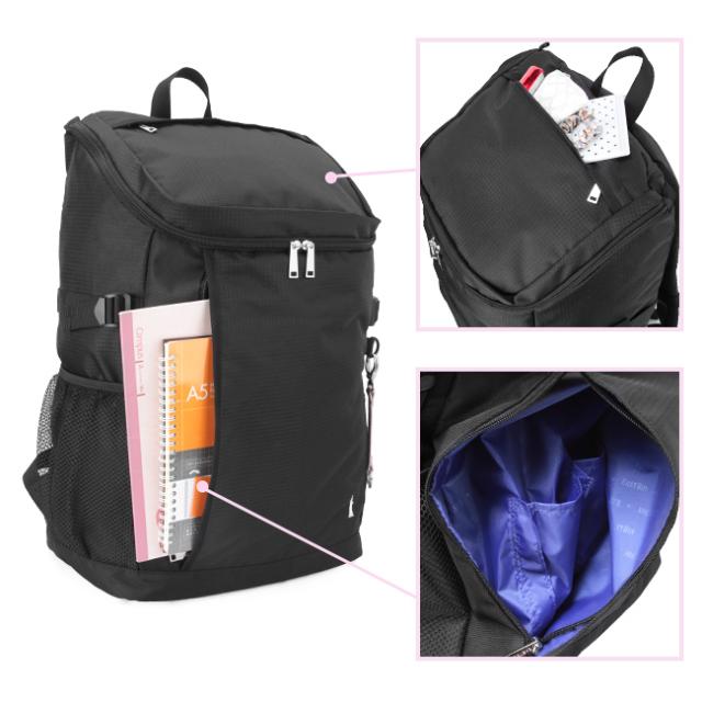 商品レビューで+5%｜イーストボーイ リュック 30L スクエア ボックス型