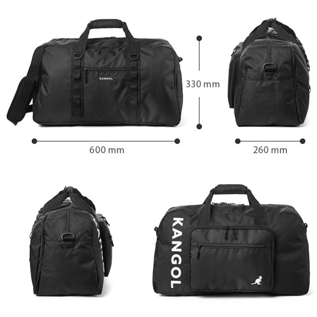 商品レビューで+5%｜カンゴール ボストンバッグ 45L 修学旅行 林間学校 宿泊学習 女の子 男の子 女子 男子 小学生 中学生 高校生 大容量 2泊 3泊 KANGOL 250-1502_2