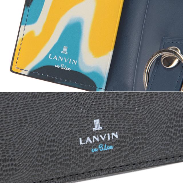 商品レビューで+5%｜ランバンオンブルー ランバン キーケース スマートキー 本革 レザー メンズ ブランド ネビュラ LANVIN en Bleu 533602_13