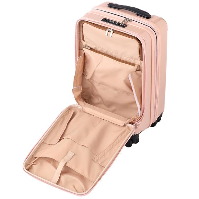 商品レビューで+5%｜限定色 ACE エース フォールズ スーツケース 機内持ち込み Sサイズ SS 31L 41L 拡張機能付き 拡張 軽量 フロントオープン ストッパー付き キャリーケース 2泊 3泊 06905_8