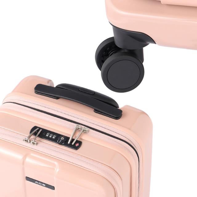 商品レビューで+5%｜限定色 ACE エース フォールズ スーツケース 機内持ち込み Sサイズ SS 31L 41L 拡張機能付き 拡張 軽量 フロントオープン ストッパー付き キャリーケース 2泊 3泊 06905_13
