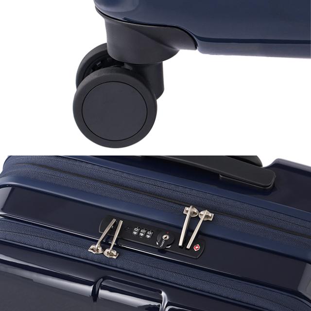 商品レビューで+5%｜限定ブラック エース フォールズ スーツケース M