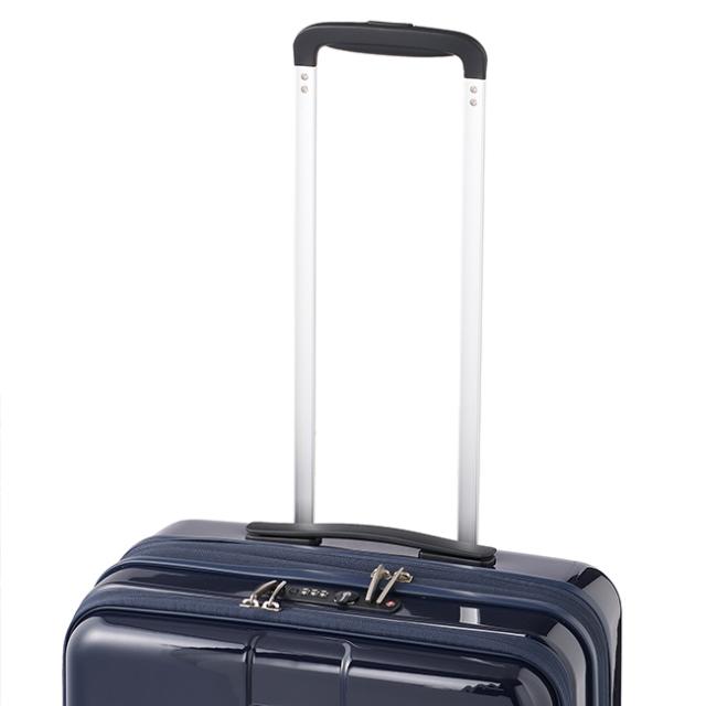 商品レビューで+5%｜限定色 エース フォールズ スーツケース Mサイズ 46L 57L 24インチ キャリーケース フロントオープン ストッパー付き 拡張 軽量 ACE 06906_12