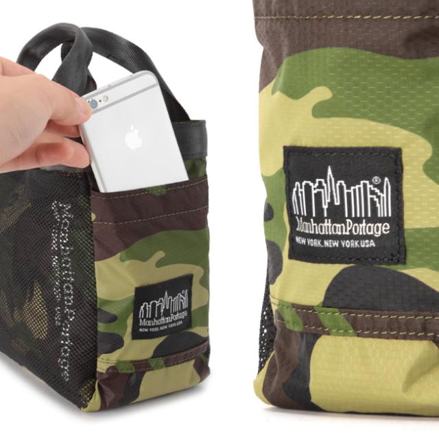 商品レビューで+5%｜マンハッタンポーテージ ブラックレーベル トートバッグ ミニトートバッグ ハンドバッグ メンズ ブランド ゴルフ カモフラ 小さめ 撥水 軽量 軽い 迷彩 Manhattan Portage BLACK LABEL MP1339RSNCAMBL 商品レビューで+5%｜マンハッタンポーテージ ブラックレーベル トート