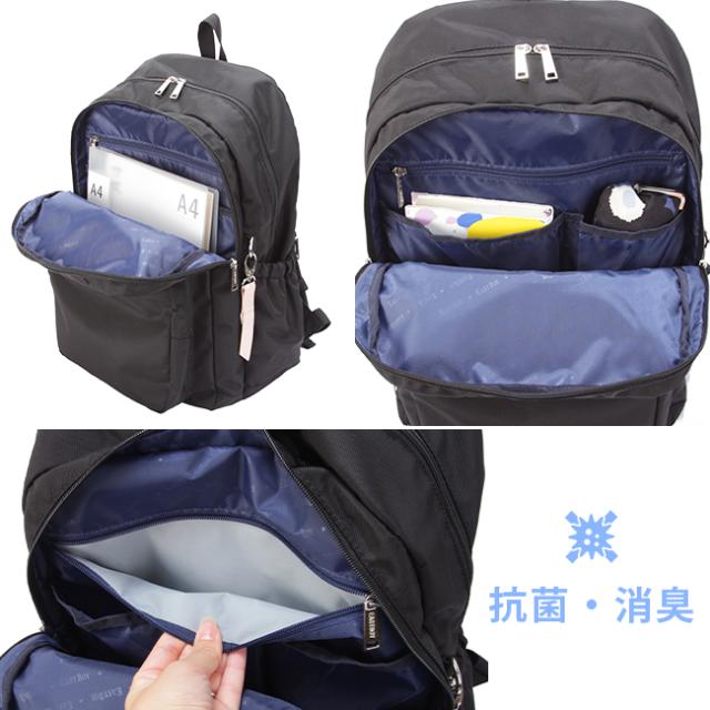 商品レビューで+5%｜イーストボーイ リュック 30L 通学 女子 女子高生 高校生 中学生 大容量 撥水 通学リュック スクールリュック スクールバッグ プランタン 女の子 A4 B4 EASTBOY eba68_11