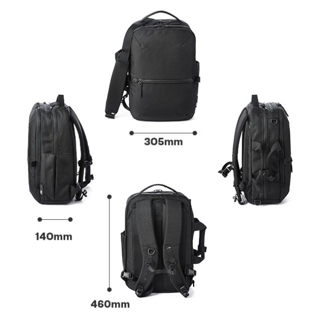 商品レビューで+5%｜Aer Flight Pack 3 Travel Collection エアー リュック ビジネスリュック バッグ メンズ 大容量 出張 旅行 A4 B4 3WAY ビジネスバッグ フライトパック3 21037_3