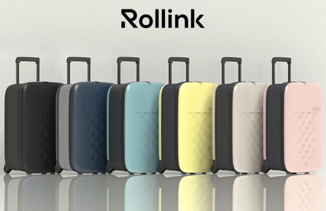 商品レビューで+5%｜ローリンク スーツケース 機内持ち込み 40L Sサイズ 2輪タイプ 折りたたみ 薄マチ コンパクト スリム 拡張 軽量 Rollink FLEX_3