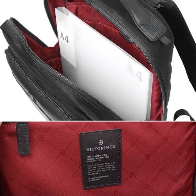 商品レビューで+5%｜ビクトリノックス アロックスネロ リュック ビジネスバッグ ビジネスリュック メンズ 通勤 出張 セットアップ 17L A4 ノートPC Victorinox Alox Nero 611804_7