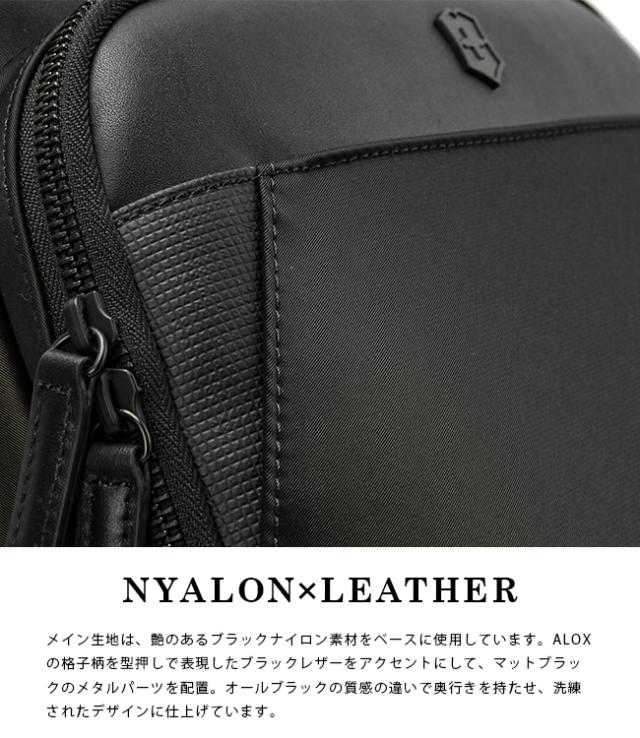 商品レビューで+5%｜ビクトリノックス アロックスネロ リュック ビジネスバッグ ビジネスリュック メンズ 通勤 出張 セットアップ 17L A4 ノートPC Victorinox Alox Nero 611804_4