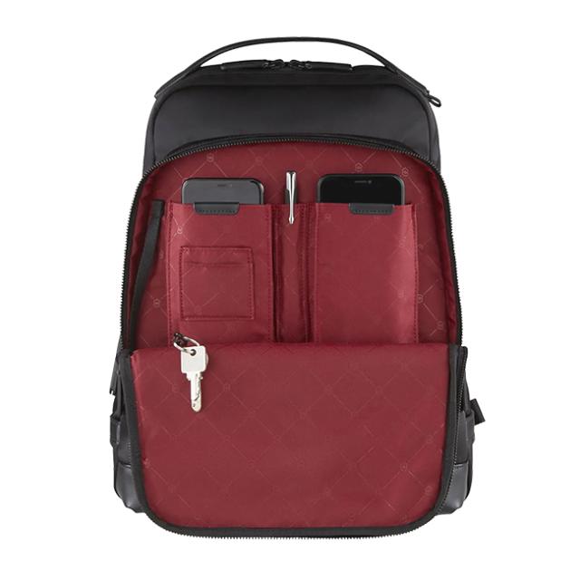 商品レビューで+5%｜ビクトリノックス アロックスネロ リュック ビジネスバッグ ビジネスリュック メンズ 通勤 出張 セットアップ 17L A4 ノートPC Victorinox Alox Nero 611804_5