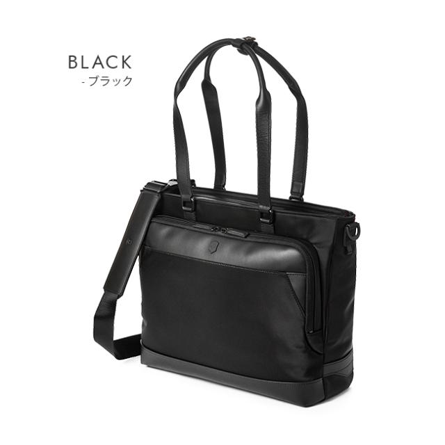商品レビューで+5%｜ビクトリノックス アロックスネロ ビジネスバッグ 2WAY トートバッグ メンズ 通勤 自立 肩掛け 16L A4 ノートPC Victorinox Alox Nero 611807_1