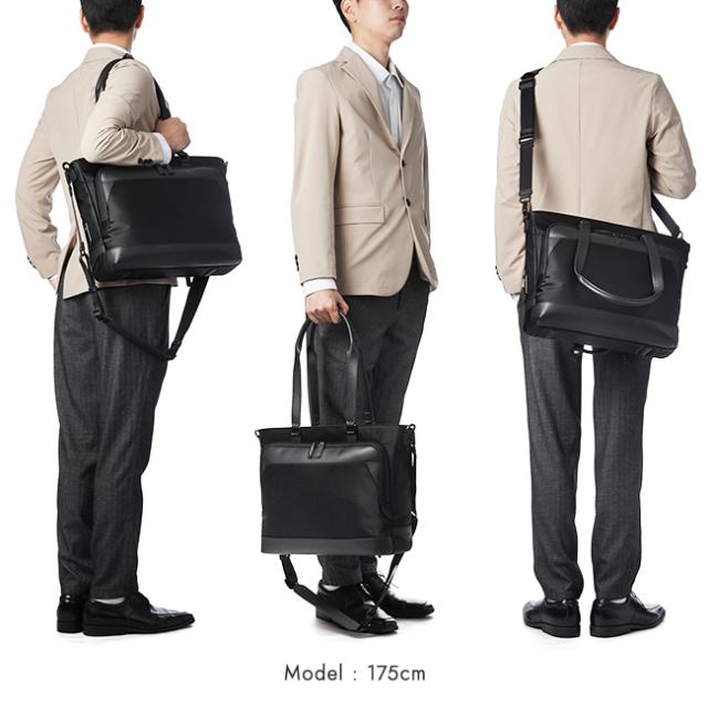 商品レビューで+5%｜ビクトリノックス アロックスネロ ビジネスバッグ 2WAY トートバッグ メンズ 通勤 自立 肩掛け 16L A4 ノートPC Victorinox Alox Nero 611807_3
