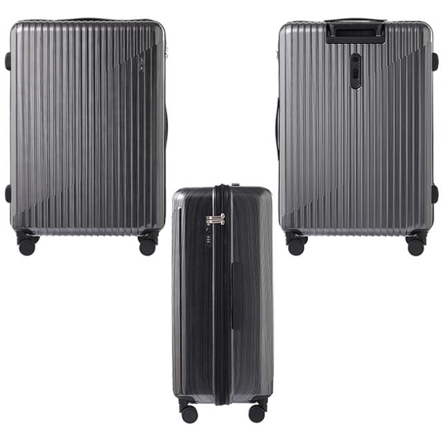 商品レビューで+5%｜限定ブラック エース クレスタ2 スーツケース L