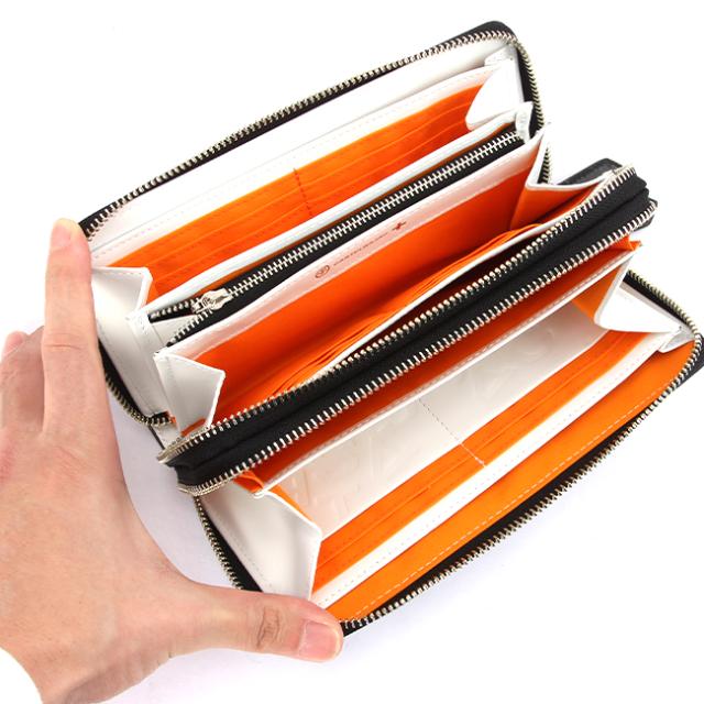 商品レビューで+5%｜カステルバジャック ジプス 財布 長財布 ダブルファスナー ラウンドファスナー メンズ ブランド レザー 本革 大容量 クロコダイル CASTELBAJAC 023624_6