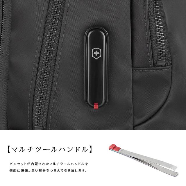 商品レビューで+5%｜ビクトリノックス アロックスネロ ビジネスバッグ 3WAY リュック ブリーフケース メンズ 通勤 出張 キャリーオン 16L B4 Victorinox Alox Nero 611806_11