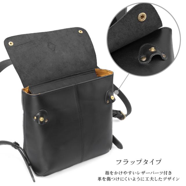 商品レビューで+5%｜クレドラン リュック レディース ブランド ミニ コンパクト 小さめ 軽量 日本製 本革 レザー CLEDRAN マルシェ CL2815 新作_7