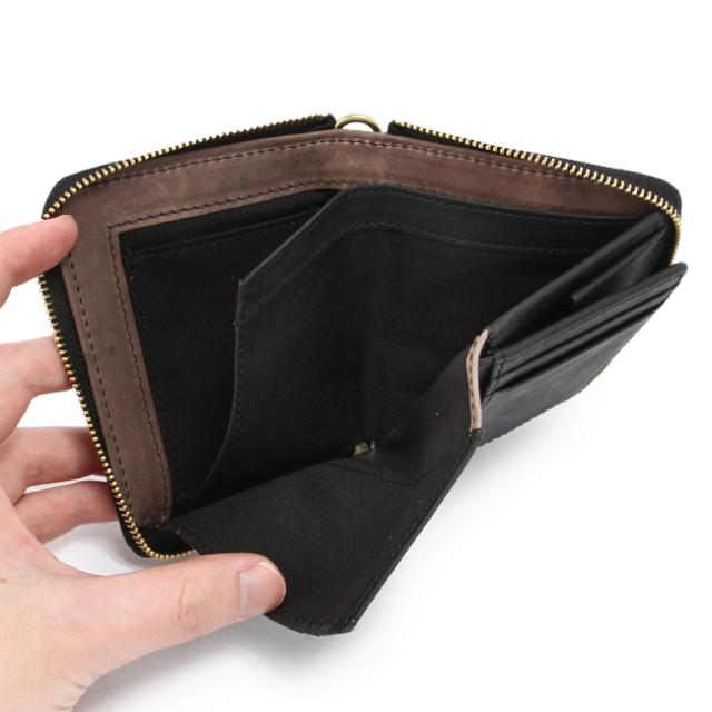 商品レビューで+5%｜クリード 財布 二つ折り財布 ミドルウォレット