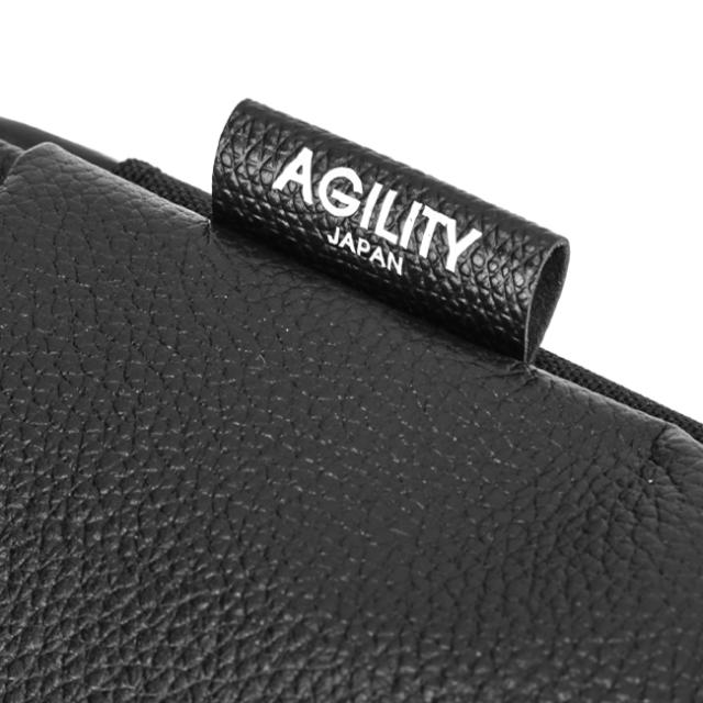 商品レビューで+5%｜アジリティ スマホショルダー スマホポーチ メンズ レディース バッグ 財布 お財布機能付き 本革 レザー スマホポシェット ショルダーウォレット ブランド SGシュリンク iphone se/11/12/13/14 AGILITY 0539 新作