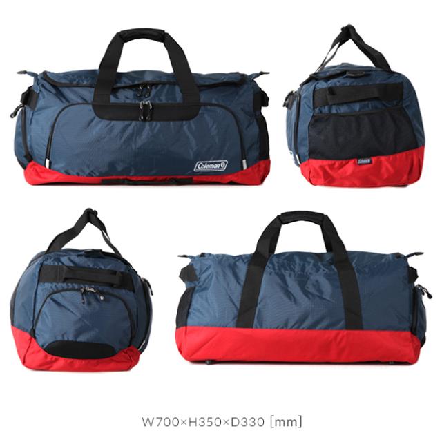 商品レビューで+5%｜コールマン ボストンバッグ 80L 修学旅行 林間学校