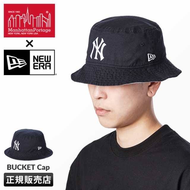商品レビューで+5%｜限定品 マンハッタンポーテージ ニューエラ バケットハット 帽子 メンズ レディース ブランド コラボ ニューヨークヤンキース Manhattan Portage New Era MP223-23A00 新作の通販は 6,710円