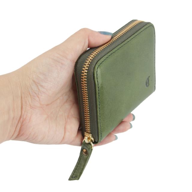 商品レビューで+5%｜クレドラン 財布 二つ折り財布 レディース ブランド ラウンドファスナー レザー 本革 日本製 CLEDRAN CL3269
