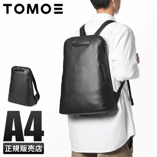 商品レビューで+5%｜TOMOE トモエ リュック ビジネスリュック メンズ レディース ブランド レザー 本革 日本製 薄マチ 薄型 A4 SLIM_BP