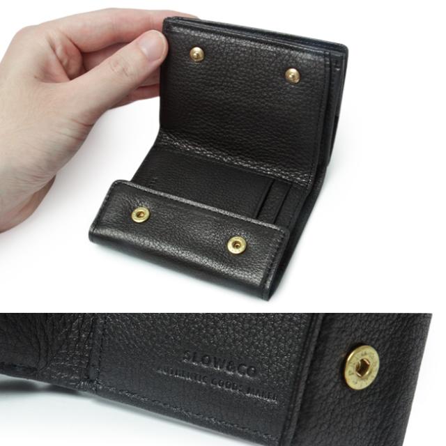 商品レビューで+5%｜SLOW スロウ 財布 三つ折り財布 ミニ財布 小さい財布 box型小銭入れ 本革 レザー フィノ ミニウォレット メンズ レディース ブランド コンパクト fino 333s126l_9