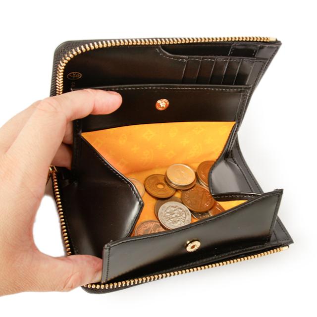 商品レビューで+5%｜カステルバジャック ジェルマン 財布 二つ折り財布 ミドルウォレット メンズ レディース ブランド レザー 本革 box型小銭入れ ボックス型小銭入れ CASTELBAJAC 63613_7