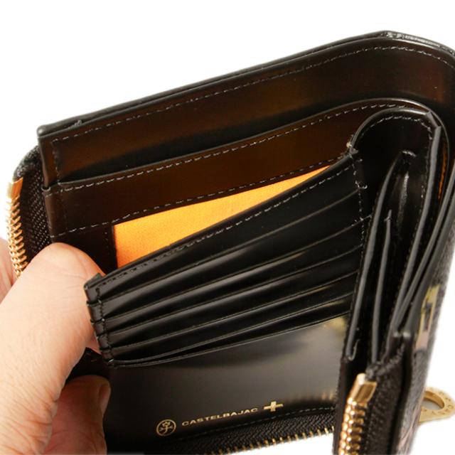 商品レビューで+5%｜カステルバジャック ジェルマン 財布 二つ折り財布 ミドルウォレット メンズ レディース ブランド レザー 本革 box型小銭入れ ボックス型小銭入れ CASTELBAJAC 63613_11
