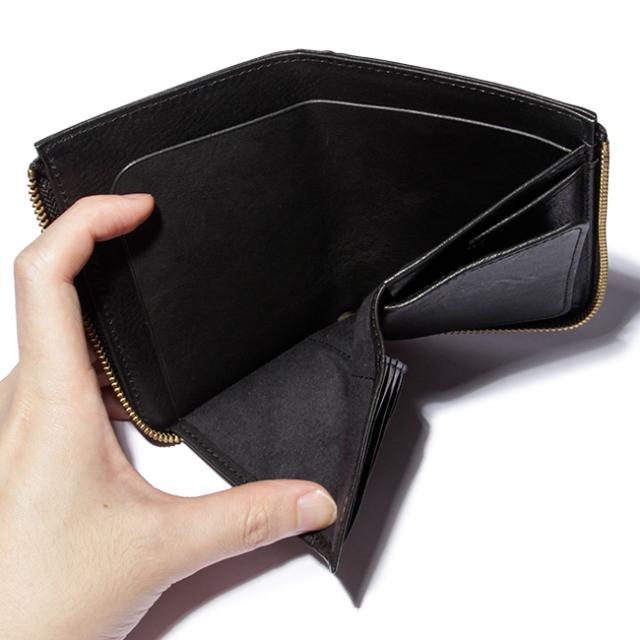 商品レビューで+5%｜SLOW スロウ 財布 二つ折り財布 本革 レザー L字ファスナー ボーノ ミドルウォレット メンズ レディース ブランド bono so857l_7