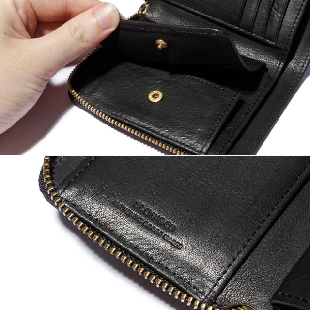 商品レビューで+5%｜SLOW スロウ 財布 二つ折り財布 本革 レザー L字ファスナー ボーノ ミドルウォレット メンズ レディース ブランド bono so857l_10