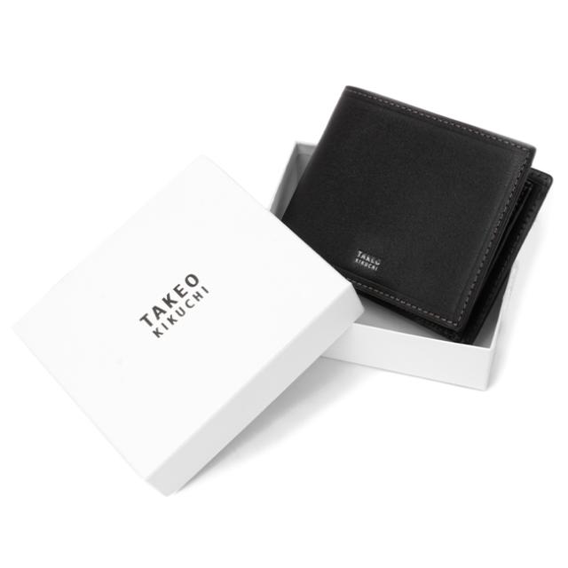 商品レビューで+5%｜限定品｜タケオキクチ 二つ折り財布 メンズ ブランド レザー 本革 軽量 小銭入れあり マックス TAKEO KIKUCHI 728615 728693_16