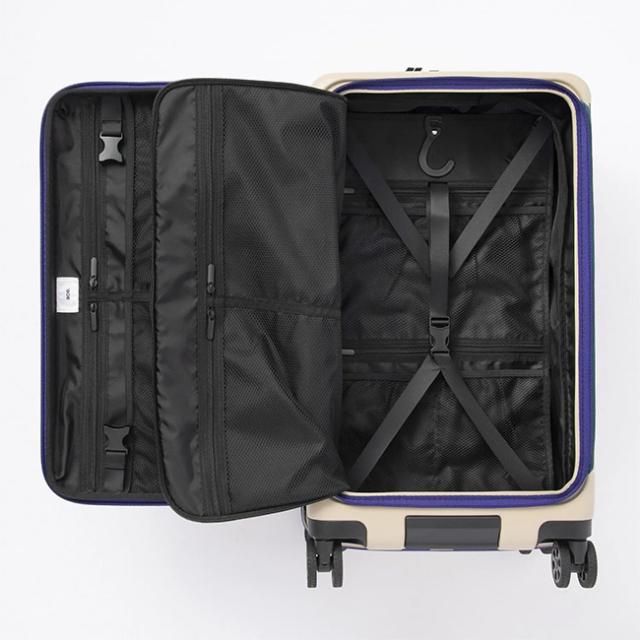 商品レビューで+5%｜10年保証｜エース スーツケース Mサイズ 64L 軽量 防災 中型 小さめ フロントオープン ブックオープン フェーズフリー テオフィールド ace.TOKYO Teofield 05162_7