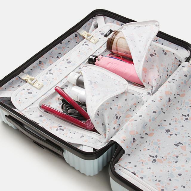 商品レビューで+5%｜10年保証｜エース ハント マイン スーツケース Mサイズ 47L ストッパー付き 女性 軽量 中型 可愛い かわいい レディース ブランド ACE HaNT Mine 05748 06054 キャリーケース_8