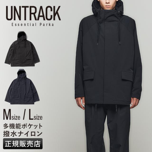 商品レビューで+5%｜アントラック ジャケット ストレッチ パーカー アウター ビジネス カジュアル ナイロン 撥水 秋冬 着るバッグ UNTRACK 60073