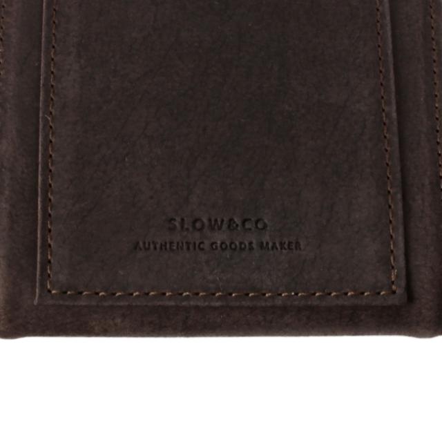 商品レビューで+5%｜SLOW スロウ 財布 がま口財布 二つ折り財布 がま口 本革 レザー クーズー ショルダーウォレット ネックウォレット メンズ レディース ブランド kudu 333s136l_12