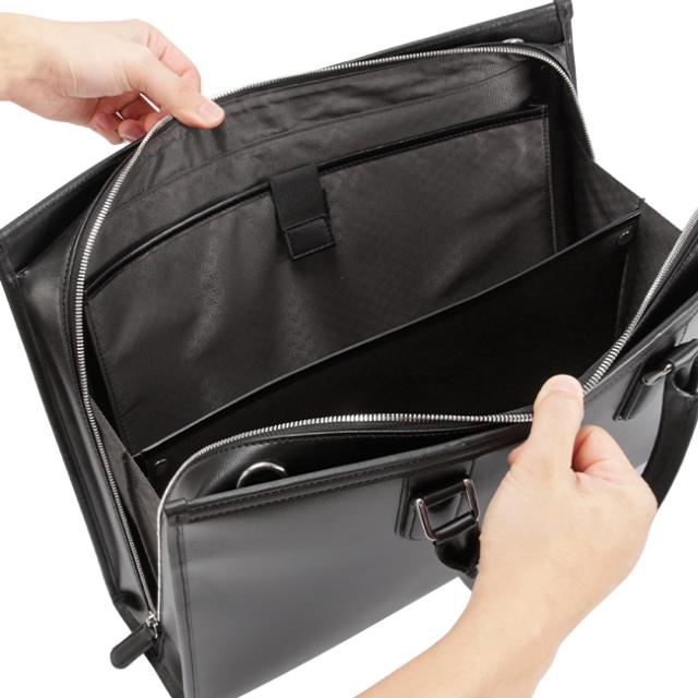 商品レビューで+5%｜ランバン コレクション ビジネスバッグ メンズ ブランド 50代 40代 2WAYブリーフケース レザー 本革 日本製 通勤 A4 B4 ニューフロー LANVIN COLLECTION 282562_10