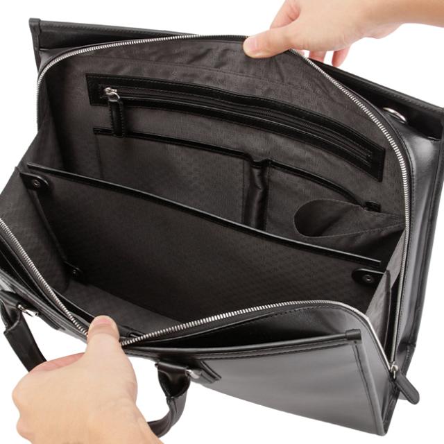 商品レビューで+5%｜ランバン コレクション ビジネスバッグ メンズ ブランド 50代 40代 2WAYブリーフケース レザー 本革 日本製 通勤 A4 B4 ニューフロー LANVIN COLLECTION 282562_11