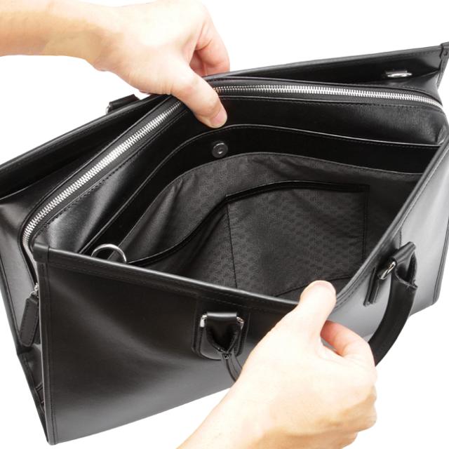 商品レビューで+5%｜ランバン コレクション ビジネスバッグ メンズ ブランド 50代 40代 2WAYブリーフケース レザー 本革 日本製 通勤 A4 B4 ニューフロー LANVIN COLLECTION 282562_13