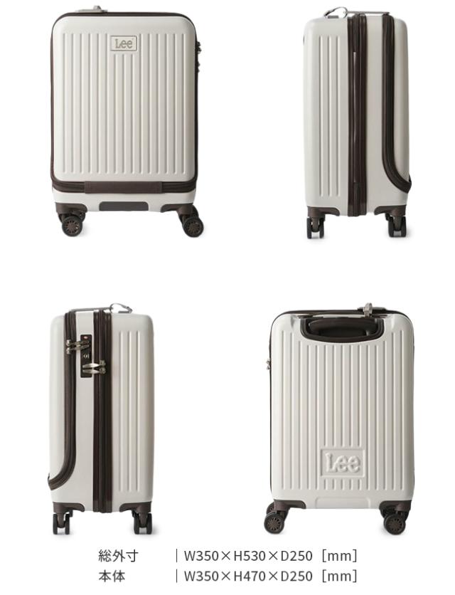 商品レビューで+5%｜Lee リー スーツケース 機内持ち込み Sサイズ 37L