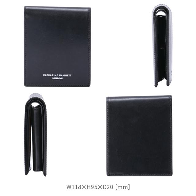 商品レビューで+5%｜キャサリンハムネット 財布 二つ折り財布 メンズ