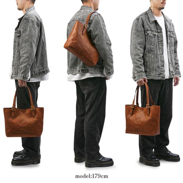 商品レビューで+5%｜vasco ヴァスコ トートバッグ メンズ レディース ブランド レザー 本革 日本製 肩掛け A4 VS-263LR_4