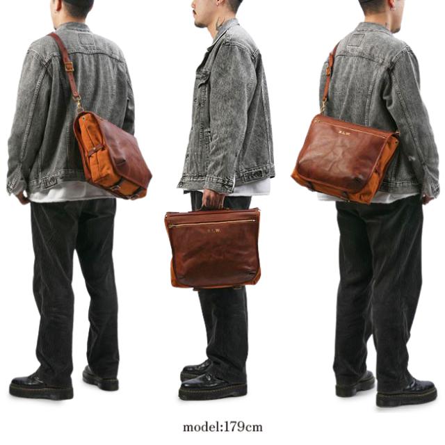商品レビューで+5%｜vasco ヴァスコ ショルダーバッグ メンズ レディース ブランド レザー 本革 大きめ 大容量 日本製 VS-273L_5