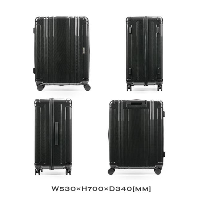 商品レビューで+5%｜エース リフレクション スーツケース Lサイズ LL 100L 大型 大容量 受託無料 158cm以内 ACE 06789 キャリーケ ース_2