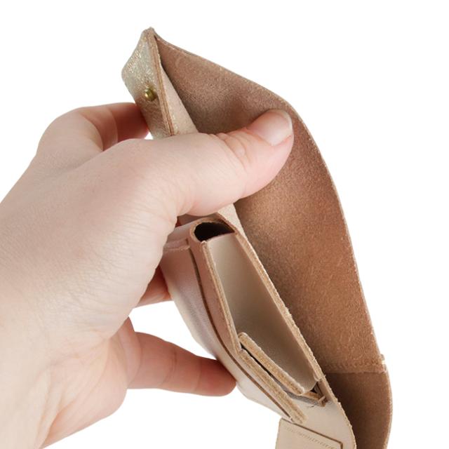 商品レビューで+5%｜アジリティ シルバー ゴールド 財布 三つ折り財布