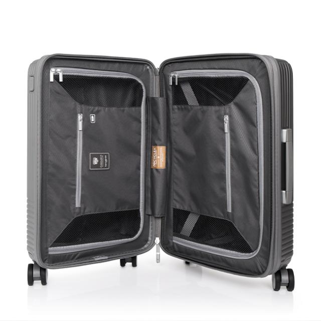 商品レビューで+5%｜サムソナイト アピネックス スピナー55 スーツケース 機内持ち込み SサイズSS 35L/43L 拡張機能付き ストッパー付き USBポート付き 軽量 Samsonite APINEX SPINNER 55/20 EXP hk6-005_10