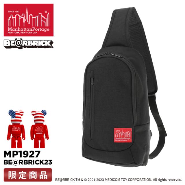 商品レビューで+5%｜マンハッタンポーテージ ベアブリック ボディバッグ ワンショルダーバッグ メンズ レディース ブランド 斜めがけ Manhattan Portage MP1927BE@RBRICK23の通販は